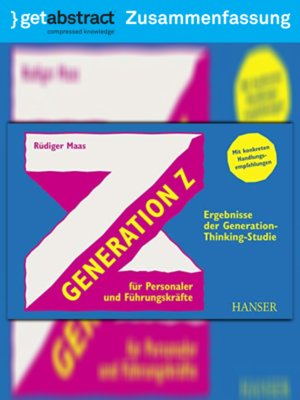 cover image of Generation Z für Personaler und Führungskräfte (Zusammenfassung)